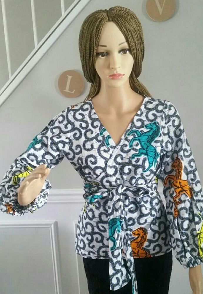 Wrap round blazer